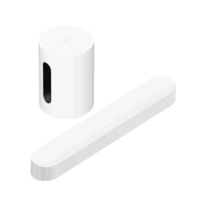 Sonos Beam and Sub Mini White