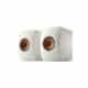 KEF LS50 MK2 Active Wireless Bookshelf Speakers (Mineral White)