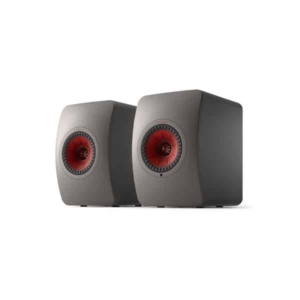 KEF LS50 MK2 Active Wireless Bookshelf Speakers (Titanium Grey)