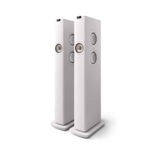 KEF LS60 Wireless Active Floorstanding Speakers (Mineral White)