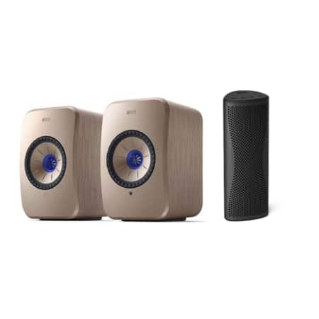 KEF LSX II Active Wireless Bookshelf Speakers (Soundwave) KEF Sight and Sound Galleria