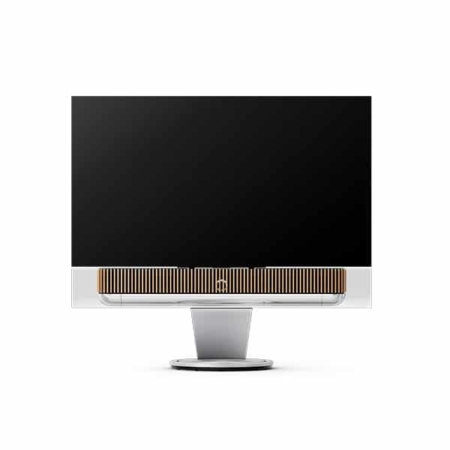 Bang & Olufsen Beovision Theatre 65″ OLED TV | Silver & Oak with Motorised Floor Stand | Display Clearance Clearance Sight and Sound Galleria
