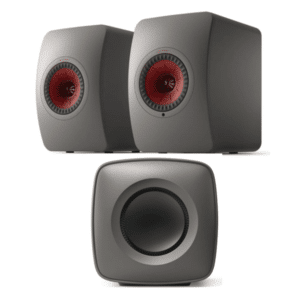 KEF LS50 II Active Wireless Speakers KC62 Subwoofer