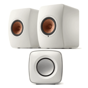 KEF LS50 II Active Wireless Speakers KC62 Subwoofer
