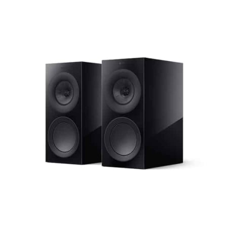 KEF R3 Meta Bookshelf Speakers (Black Gloss) KEF Sight and Sound Galleria
