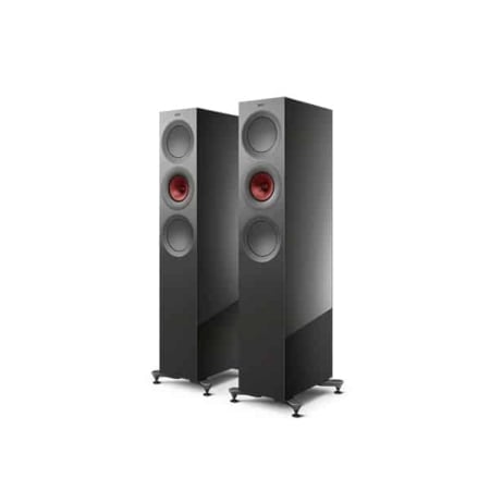 KEF R7 Meta Floorstanding Speakers (Titanium Gloss Special Edition)
