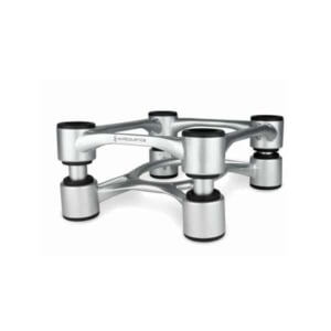 IsoAcoustics Aperta 100 Speaker Isolation Stands (Silver)