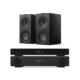 KEF Q Concerto Meta Bookshelf Speakers & Arcam ST5 + A5 Network Streamer and Amplifier HiFi Bundle