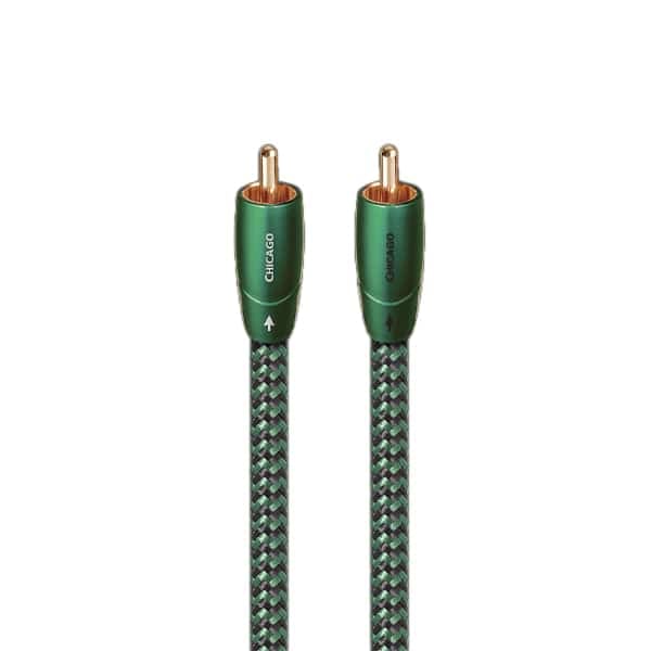 AudioQuest Chicago RCA to RCA Interconnect Cable (Pair) AudioQuest Sight and Sound Galleria