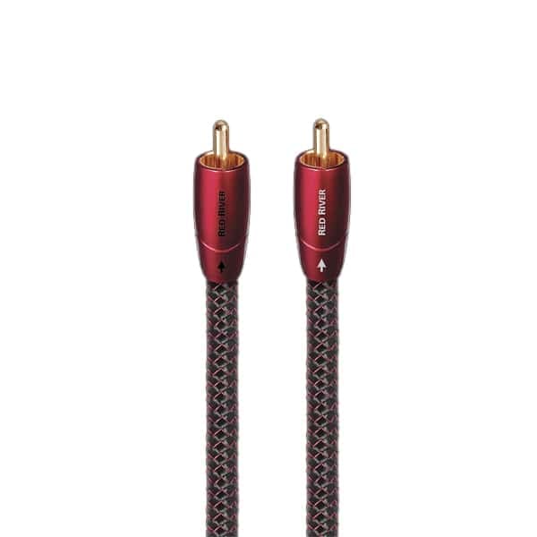AudioQuest Red River RCA to RCA Interconnect Cables (Pair) AudioQuest Sight and Sound Galleria