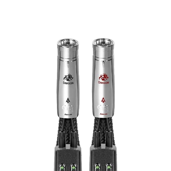 AudioQuest Dragon XLR to XLR Interconnect Cables (Pair) AudioQuest Sight and Sound Galleria