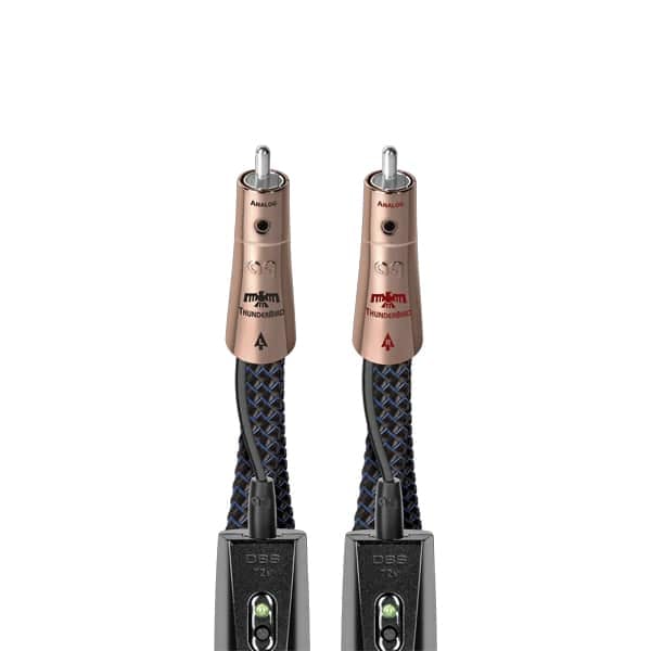 AudioQuest Thunderbird RCA to RCA Interconnect Cables (Pair) AudioQuest Sight and Sound Galleria