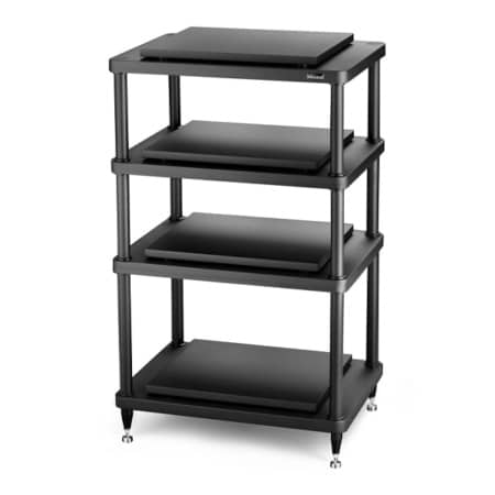 Solidsteel S5-4 Four-Shelf HiFi Rack (Black)