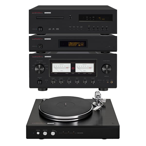 Luxman 100th Anniversary Black Edition Centennial Pack (1 of 10) Integrated Amplifiers Sight and Sound Galleria