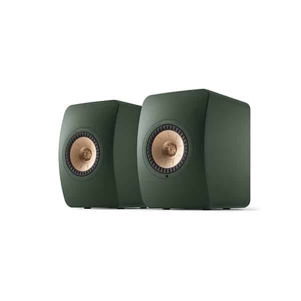 KEF LS50 Meta Passive Bookshelf Speakers (Moss Green) KEF Sight and Sound Galleria