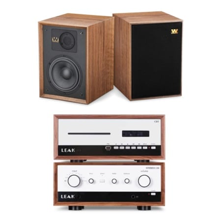 Leak 130 Integrated Amplifier + Leak CDT CD Player + Wharfefale Denton 85th Anniversary Speakers Bundle Hi-Fi Stereo Systems Sight and Sound Galleria
