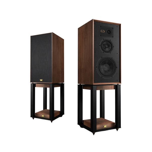 Wharfedale Super Linton Heritage Speakers + Stands (Walnut)