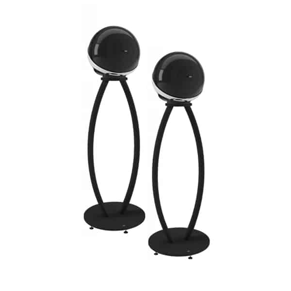 Cabasse The Pearl Akoya with Stand - Pair (Metallic Black)