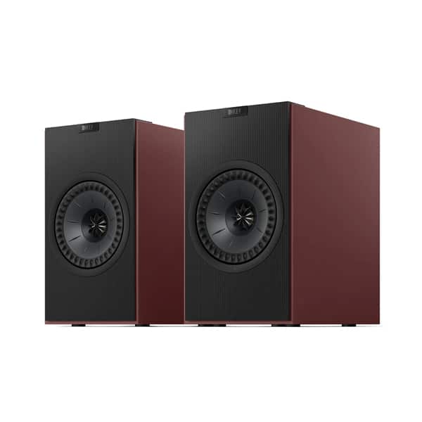 KEF Coda W Wireless HiFi Speaker (Vintage Burgundy) KEF Sight and Sound Galleria