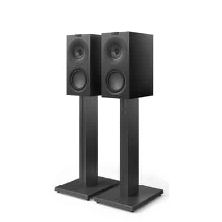 KEF Q Concerto Meta Bookshelf Speakers with SQ1 Stands (Satin Black)