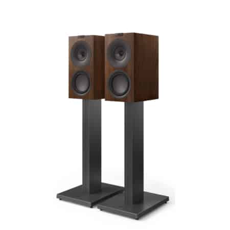 KEF Q Concerto Meta Bookshelf Speakers with SQ1 Stands (Walnut)