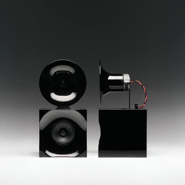 Silence Please Hush Loudspeakers (Glossy Black) Silence Please Sight and Sound Galleria