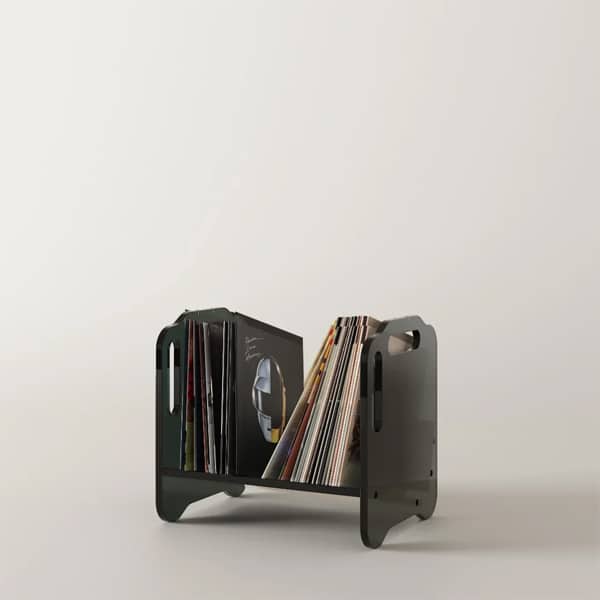 Bentolabs Prisma 140 Acrylic Vinyl Record Shelf (Graphite) Bentolabs Sight and Sound Galleria