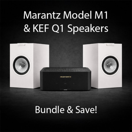 KEF Q1 Meta Speakers & Marantz Model M1 Hifi Bundle Hi-Fi Stereo Systems Sight and Sound Galleria