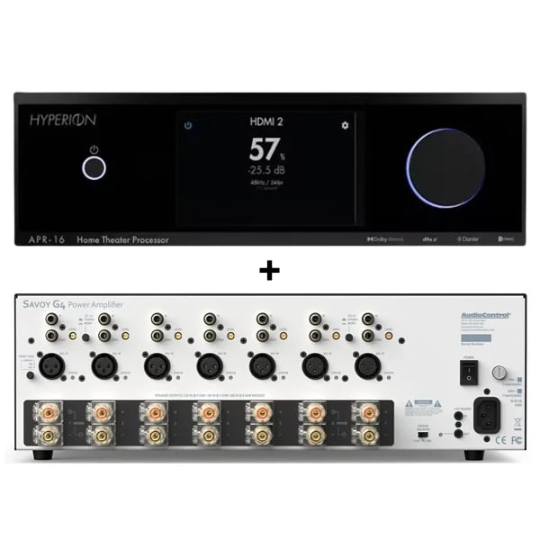AudioControl Hyperion Bundle 16 Channel Analogue Processor + 7 Channel Amp AudioControl Sight and Sound Galleria