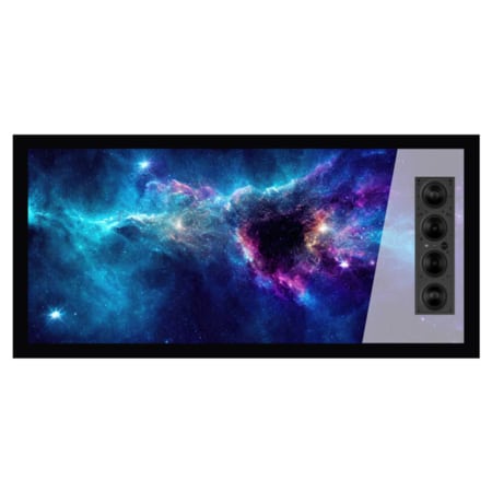 Helsyn 2.35:1 Nebula Acoustic Fixed Frame Projection Screen Helsyn Sight and Sound Galleria