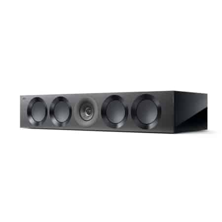 KEF Reference 4 Meta Centre Speaker (High-Gloss Black/Grey) KEF Sight and Sound Galleria