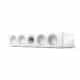KEF Reference 4 Meta Centre Speaker (High-Gloss White/Blue) KEF Sight and Sound Galleria