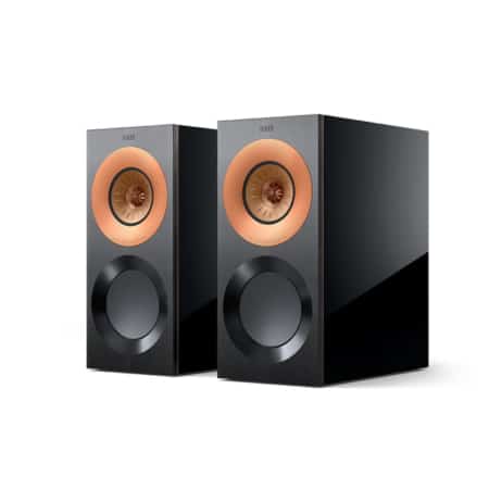 KEF Reference 1 Meta Bookshelf Speakers (High-Gloss Black/Copper) KEF Sight and Sound Galleria