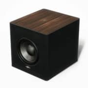 Sonus faber Gravis III Subwoofer (Walnut Wood – Black Leather) Gravis Subwoofers Sight and Sound Galleria