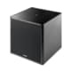 Sonus faber Gravis V Subwoofer (Red High Gloss – Black Leather) Gravis Subwoofers Sight and Sound Galleria 2