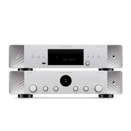 Marantz MODEL 70 Integrated Amplifier and CD 70 CD Player Bundle (Silver-Gold) Amplifiers Sight and Sound Galleria
