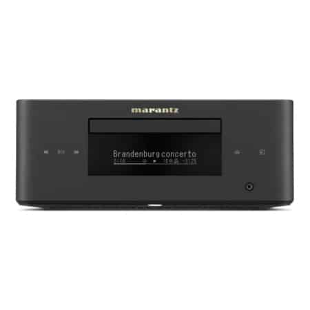 Marantz MCR 60n compact HiFi system in Black, front view