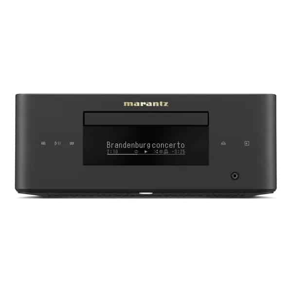 Marantz MCR 60n compact HiFi system in Black, front view