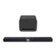 Black WiiM Bar soundbar and WiiM Sub Pro subwoofer bundle