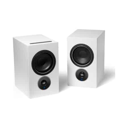 PSB Alpha iQ Streaming Powered Speakers with BluOS (Matte White)